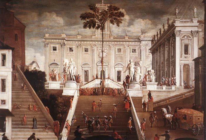 TASSI, Agostino Competition on the Capitoline Hill oil painting picture